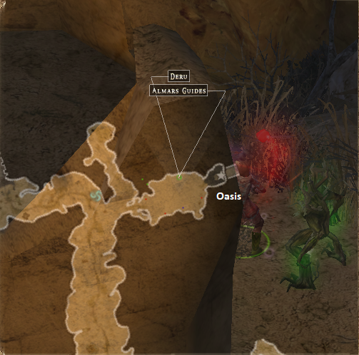 Derus Treasure Hunt Oasis Map Location